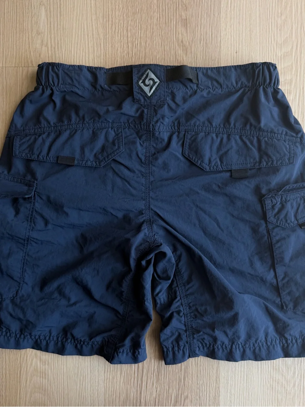 Lagalag Men’s Palaboy Navy Blue Cycling Cargo Utility Shorts Size M